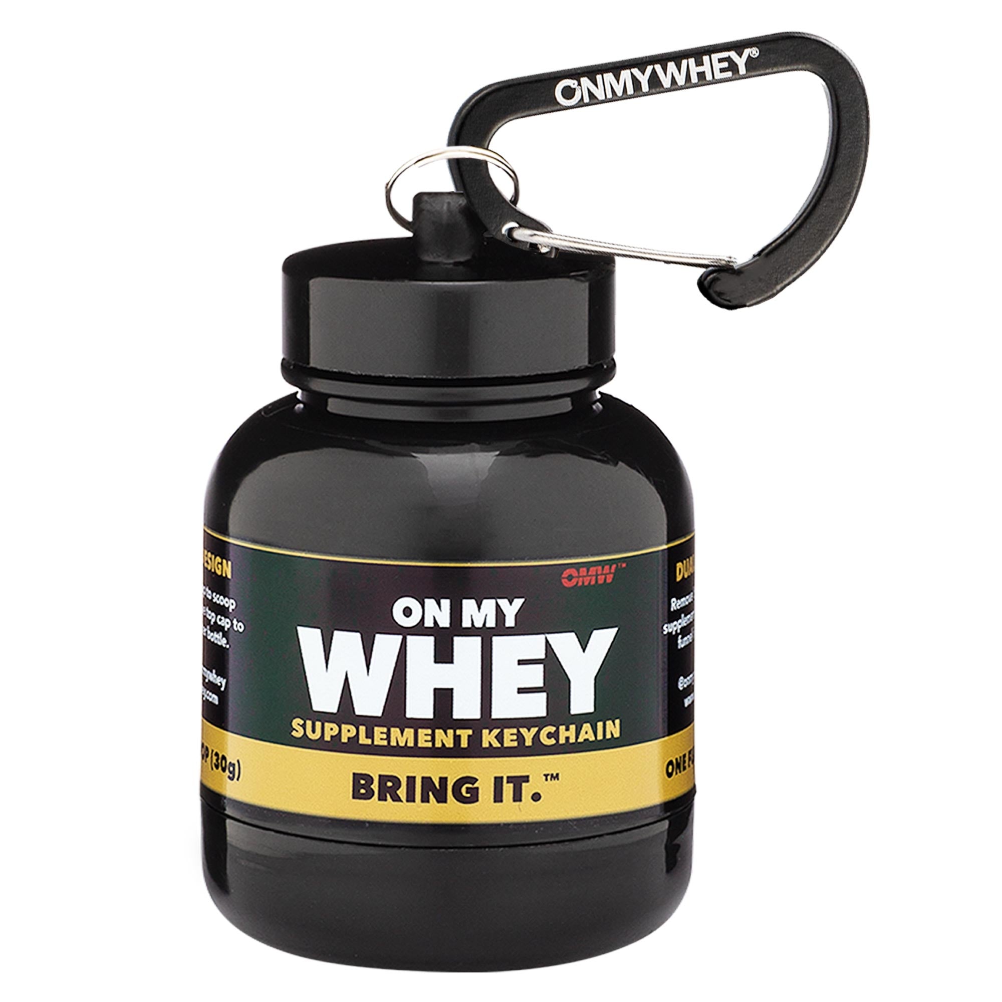  OnMyWhey - Double Scoop (180cc) - Protein Powder and Supplement  Funnel Keychain 3-Pack : Health & Household