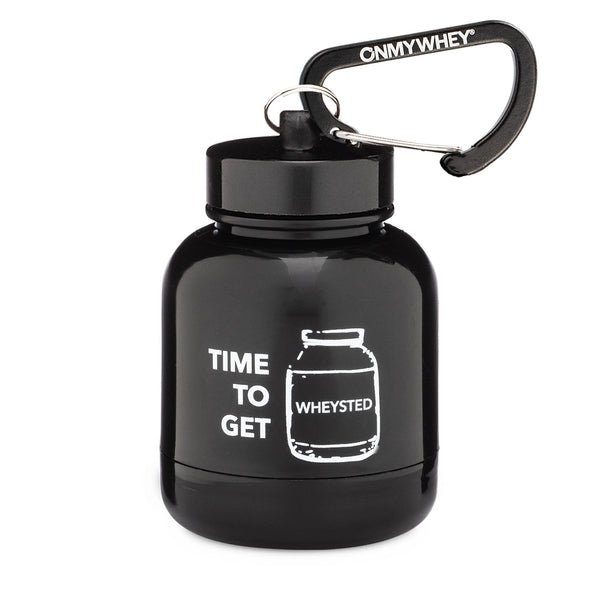 OnMyWhey - Protein Powder and Supplement Funnel Keychain, Portable to-Go  Container for The Gym, Workouts, Fitness, and Travel - TSA Approved,  Classic